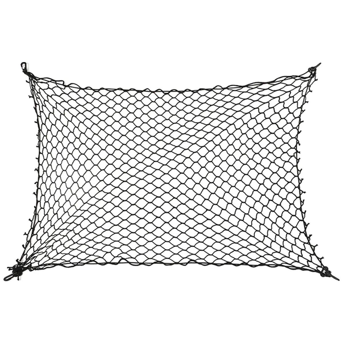 Universal Car Dog Barrier Net – Foldable Pet Safety Mesh for Rear Seat