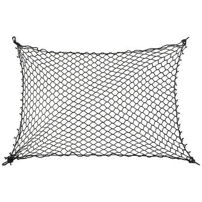 Universal Car Dog Barrier Net – Foldable Pet Safety Mesh for Rear Seat