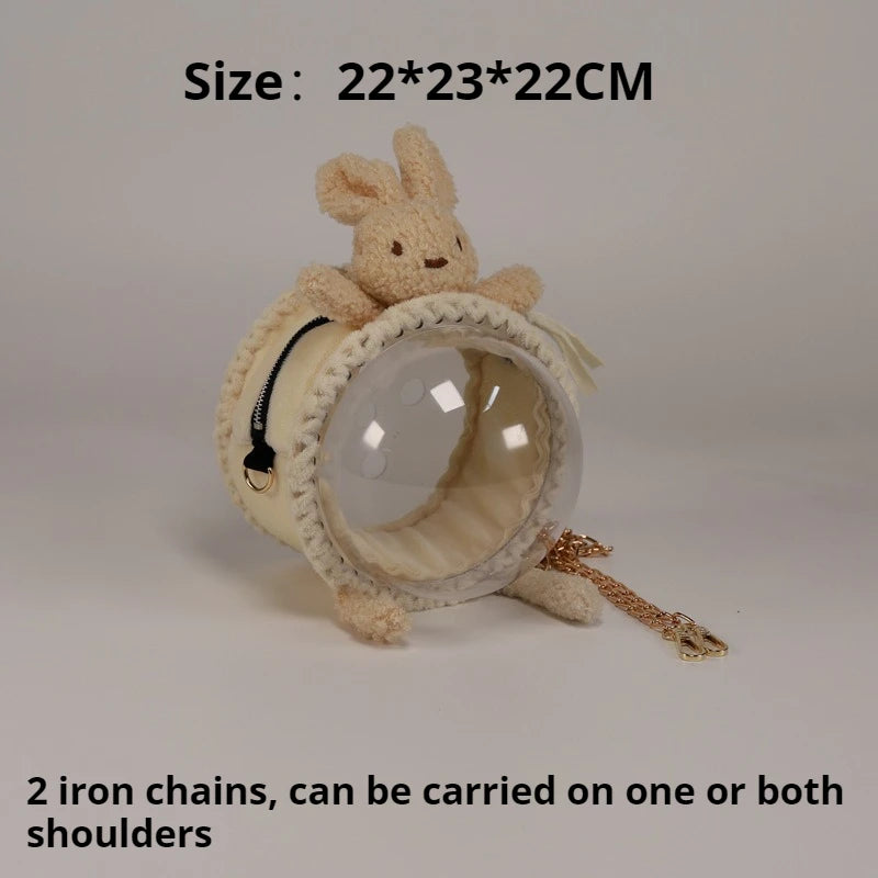 Small Pet Carrier Bag Outdoor Breathable Portable Hamster Carry Bag Rabbit Parrot Hedgehog Suitcase Small Animal Travel Bags