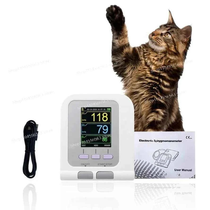 08A-VET Digital Veterinary Monitor - Professional Pet Blood Parameter Monitoring Device for Animal Care