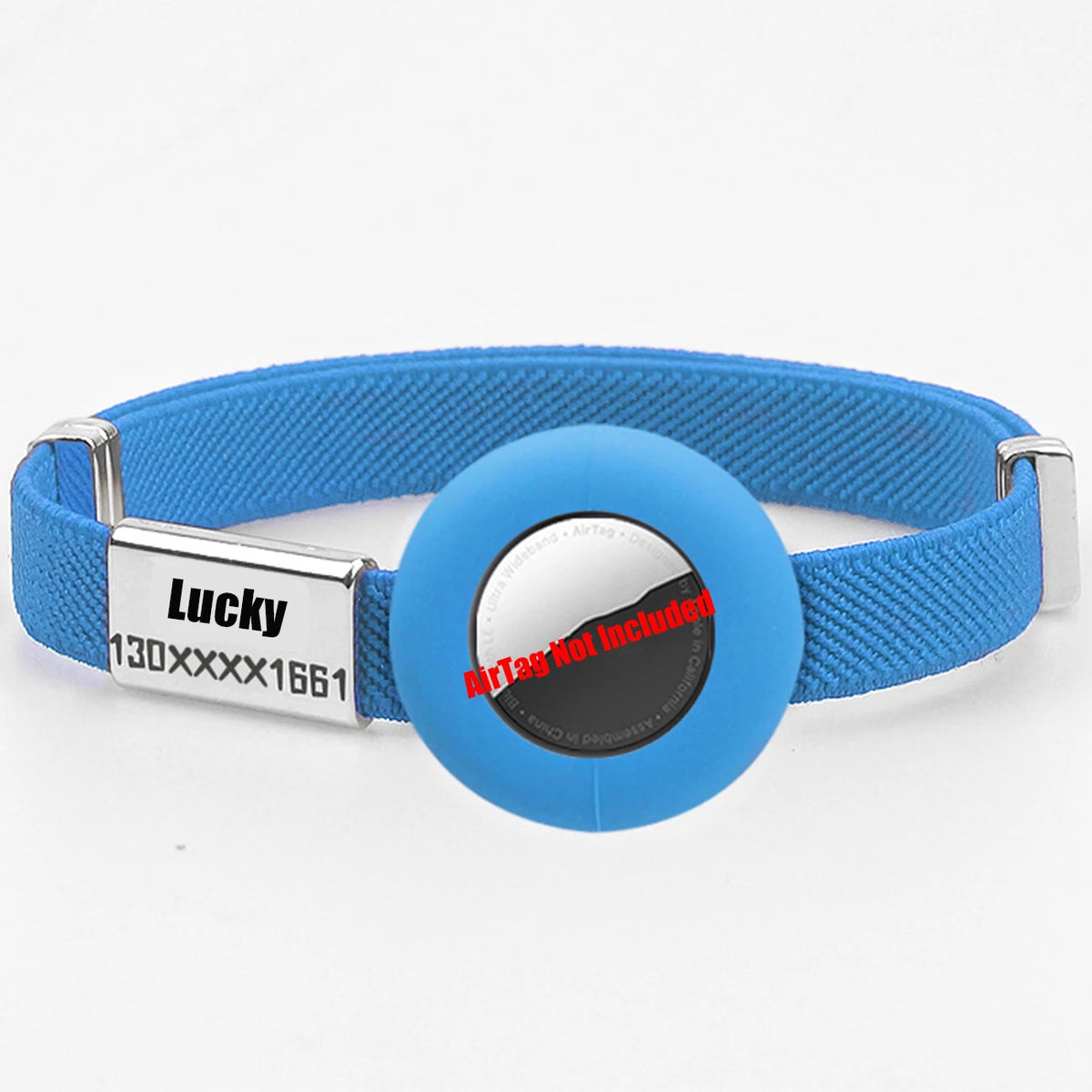 Fashion AirTag Cat Collar with Custom Name Tag & Holder