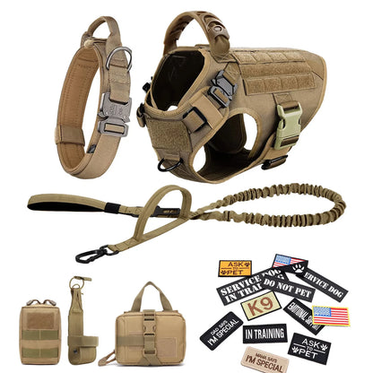 Padded No-Pull Dog Vest Harness – Adjustable Quick-Release Nylon Walking Harness