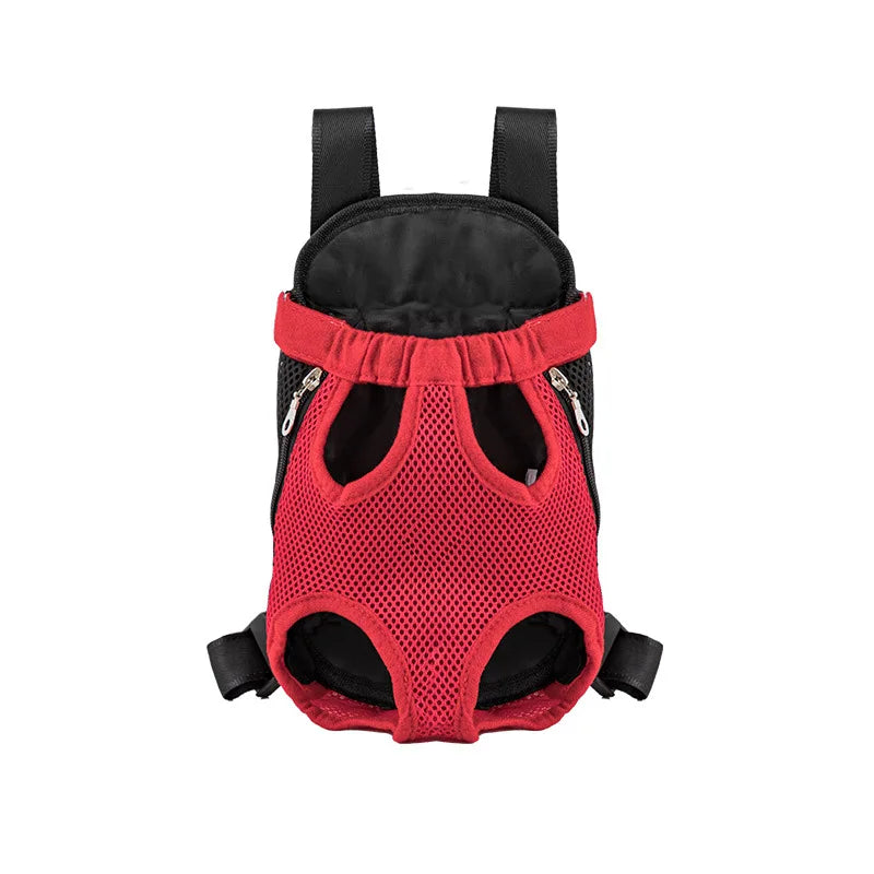 Pet Carrier Backpack for Small Pets - Breathable Double Shoulder Mesh Travel Bag