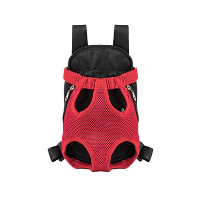 Pet Carrier Backpack for Small Pets - Breathable Double Shoulder Mesh Travel Bag