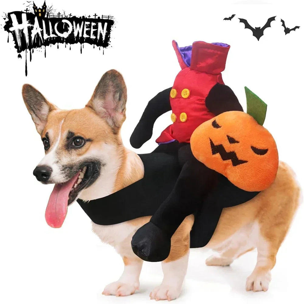 Santa Horse Riding Dog Halloween Costume
