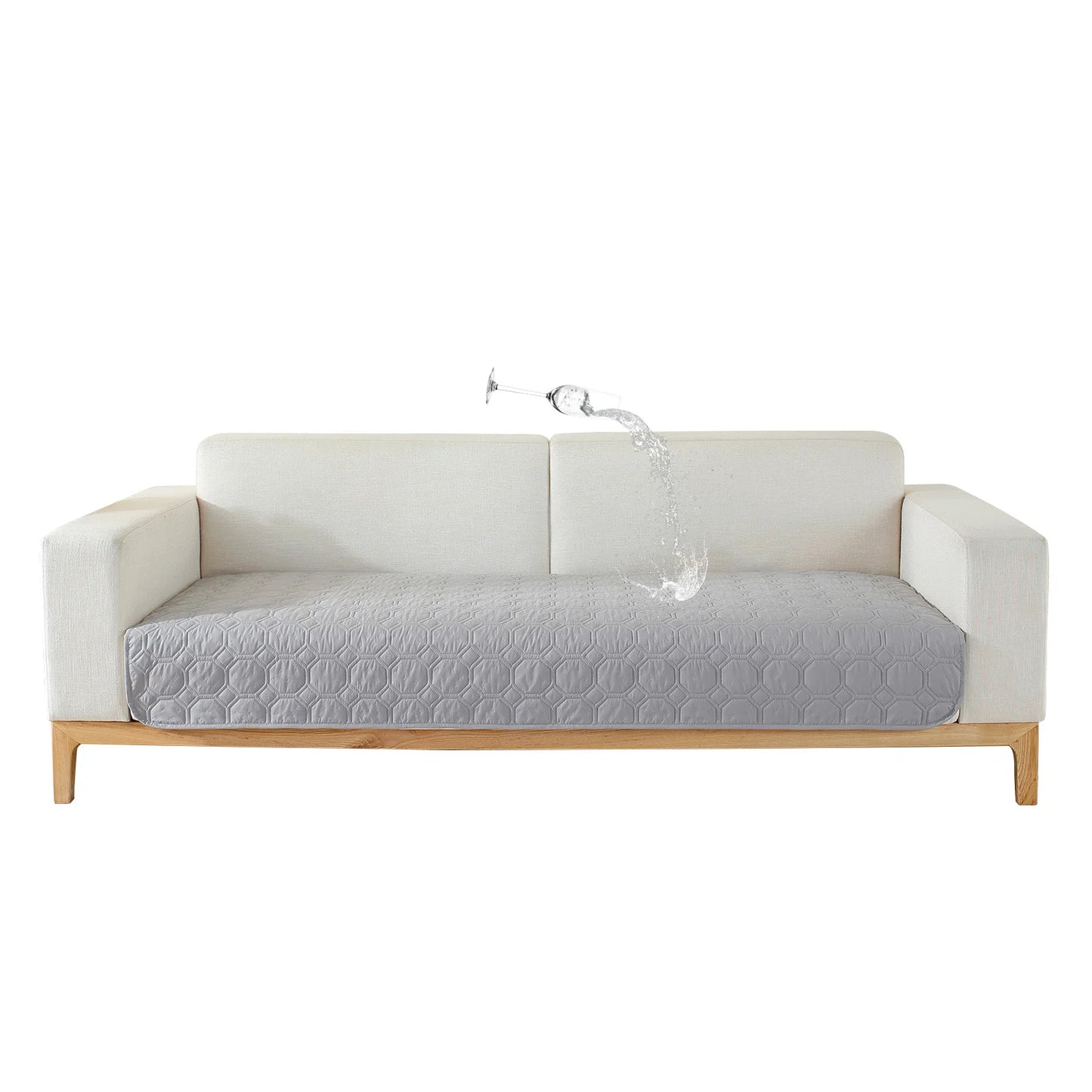 Premium Quilted Non-Slip Sofa Cover – Washable Furniture Protector for Pets & Kids