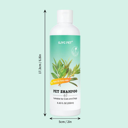 Gentle Mild Cat Shampoo - Non-Irritating Skin-Friendly, Moisturizing Deodorizing, Nourishing Softening for Healthy Shiny Fur