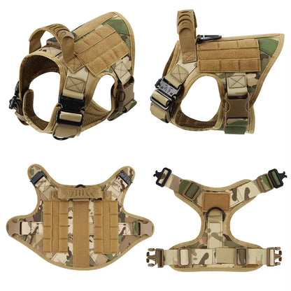 Padded No-Pull Dog Vest Harness – Adjustable Quick-Release Nylon Walking Harness