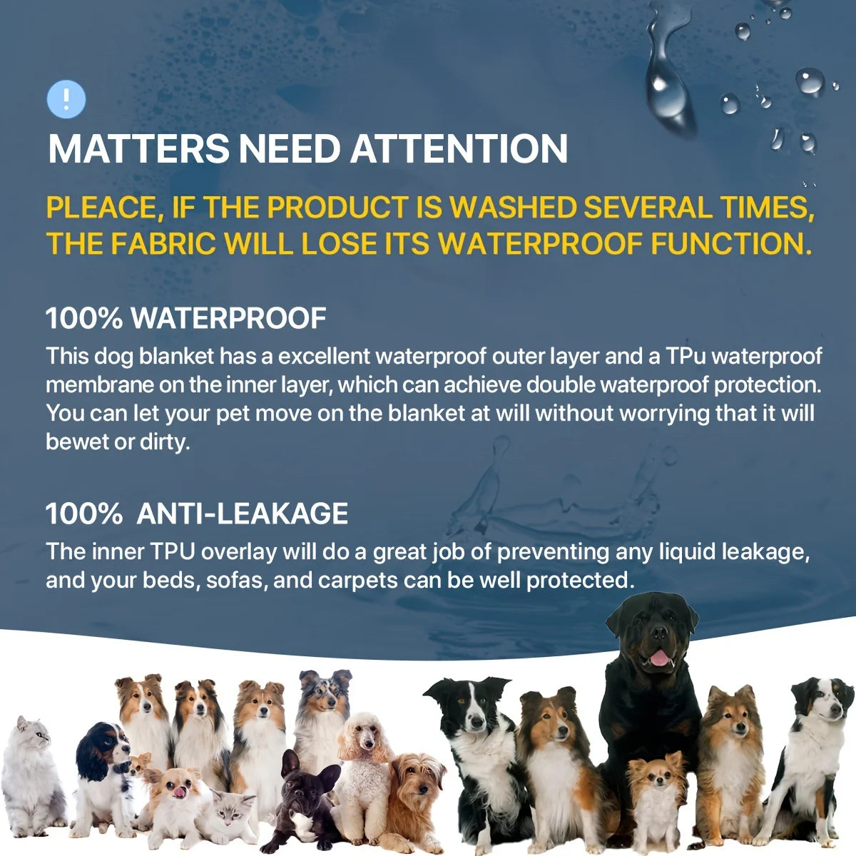 Waterproof Dog Blanket for Couch & Bed – Double-Sided Reversible Furniture Protector