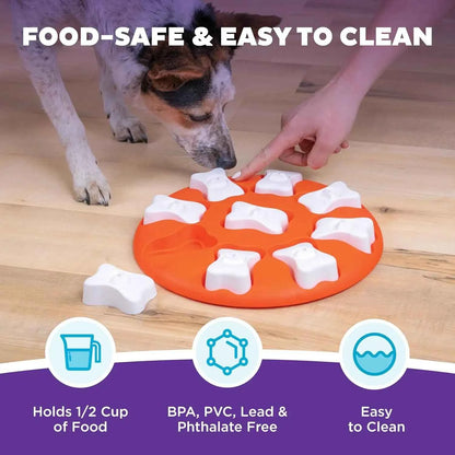 Level 1 Dog Treat Puzzle Toy – Beginner Interactive Mental Stimulation Game