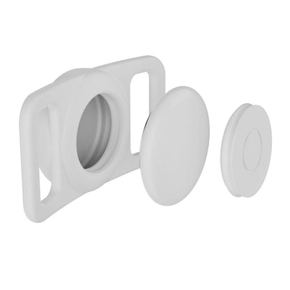 Airtag Dog Collar Holder, [1 Pack] Airtag Holder, Silicone Full Body Covered Protective Air Tag for Pet - Fits All Width