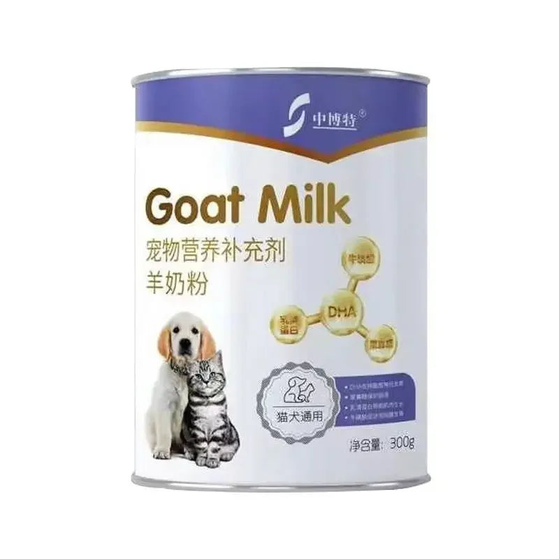 Goat Milk Powder for Dogs & Puppies – 300g Taurine + Multivitamin Probiotic Formula