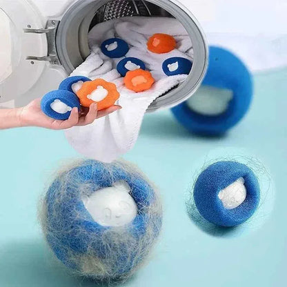 Reusable Laundry Hair Removal Balls – Remove Pet Hair, Lint & Fuzz
