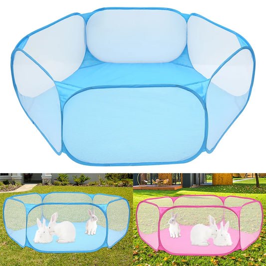 Portable Folding Pet Playpen Tent – Small Pets & Puppies