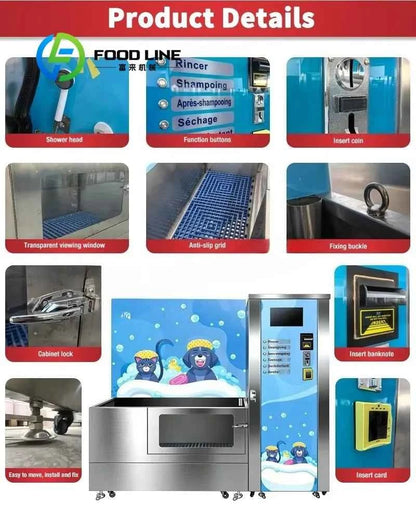 Fully Automatic Dog Washing Machine Customizable Commercial Pet Grooming Equipment Export Quality