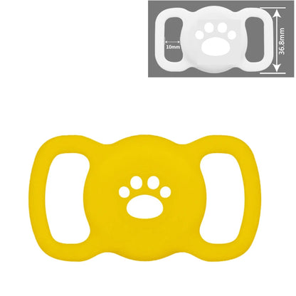 Airtag Dog Collar Holder, [1 Pack] Airtag Holder, Silicone Full Body Covered Protective Air Tag for Pet - Fits All Width