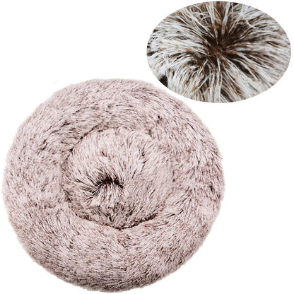 Soft Plush Pet Bed – Cozy Washable Bed for Dogs & Cats