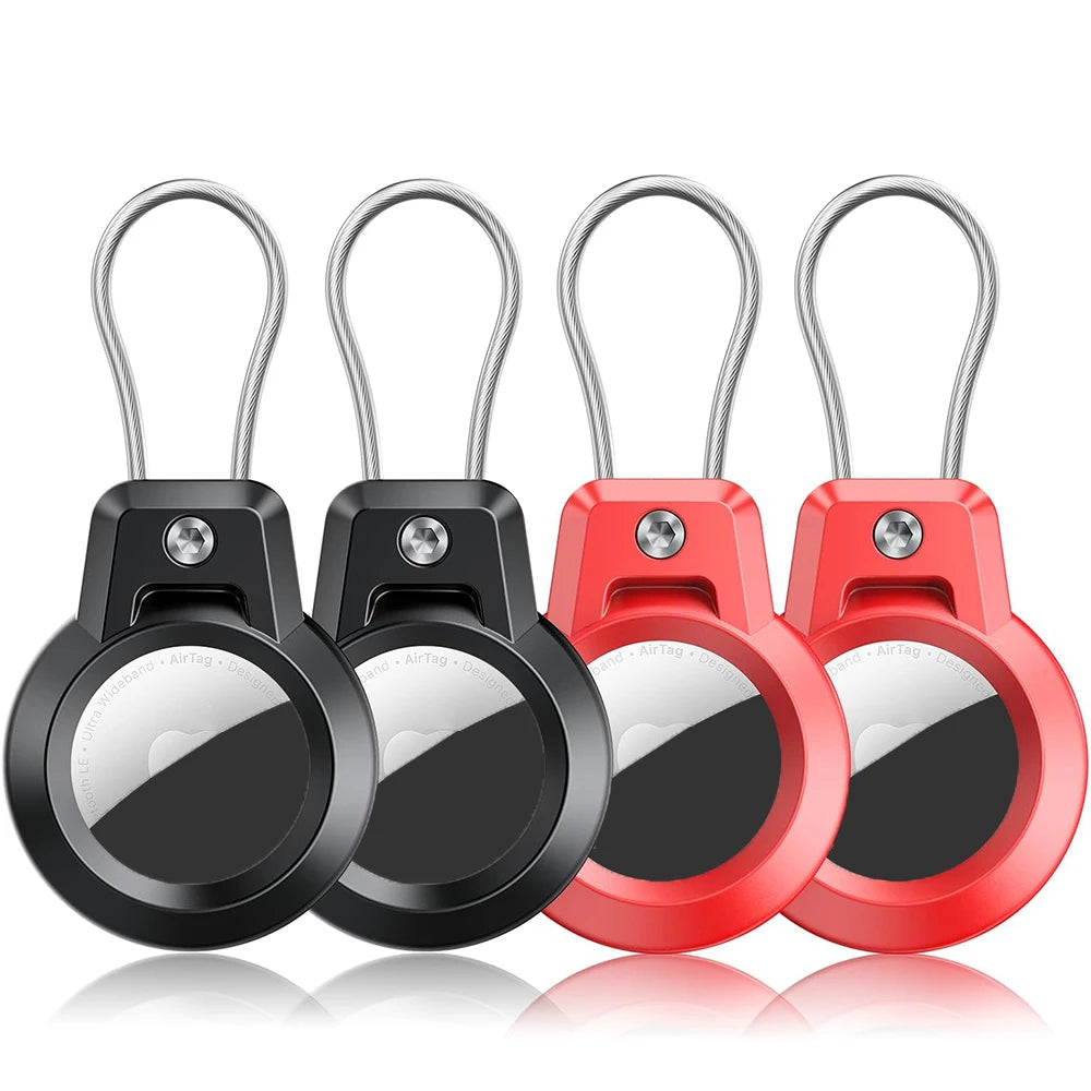 GITFOS AirTag Holder with Keychain for Luggage, Pets & Keys