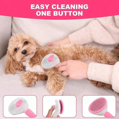 【New Arrival】6PCS Dog Grooming Kit, Pet Grooming Kit, Deshedding Brush Short Hair, Slicker Brush, Flea Comb, Puppy Brush Set In P