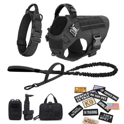 Padded No-Pull Dog Vest Harness – Adjustable Quick-Release Nylon Walking Harness