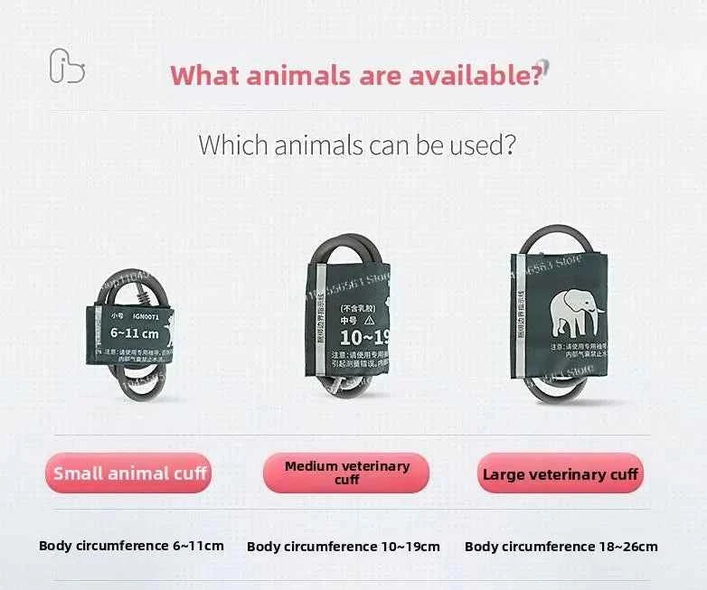 08A-VET Digital Veterinary Monitor - Professional Pet Blood Parameter Monitoring Device for Animal Care