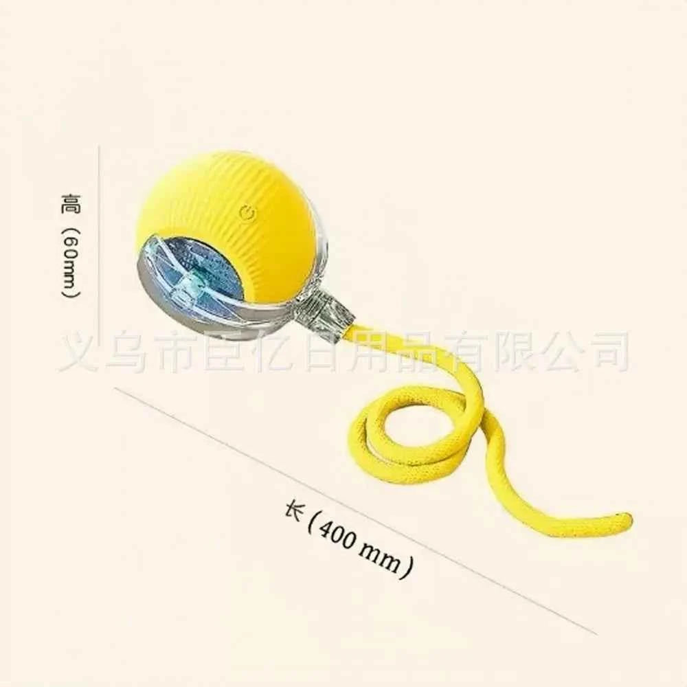 Pet Toy Ball with Tail Rope，Smart Automatic Pet Chase Ball Toy, Upgraded Speedy Tail Kitten Toy for Bored Indoor Adult Pets