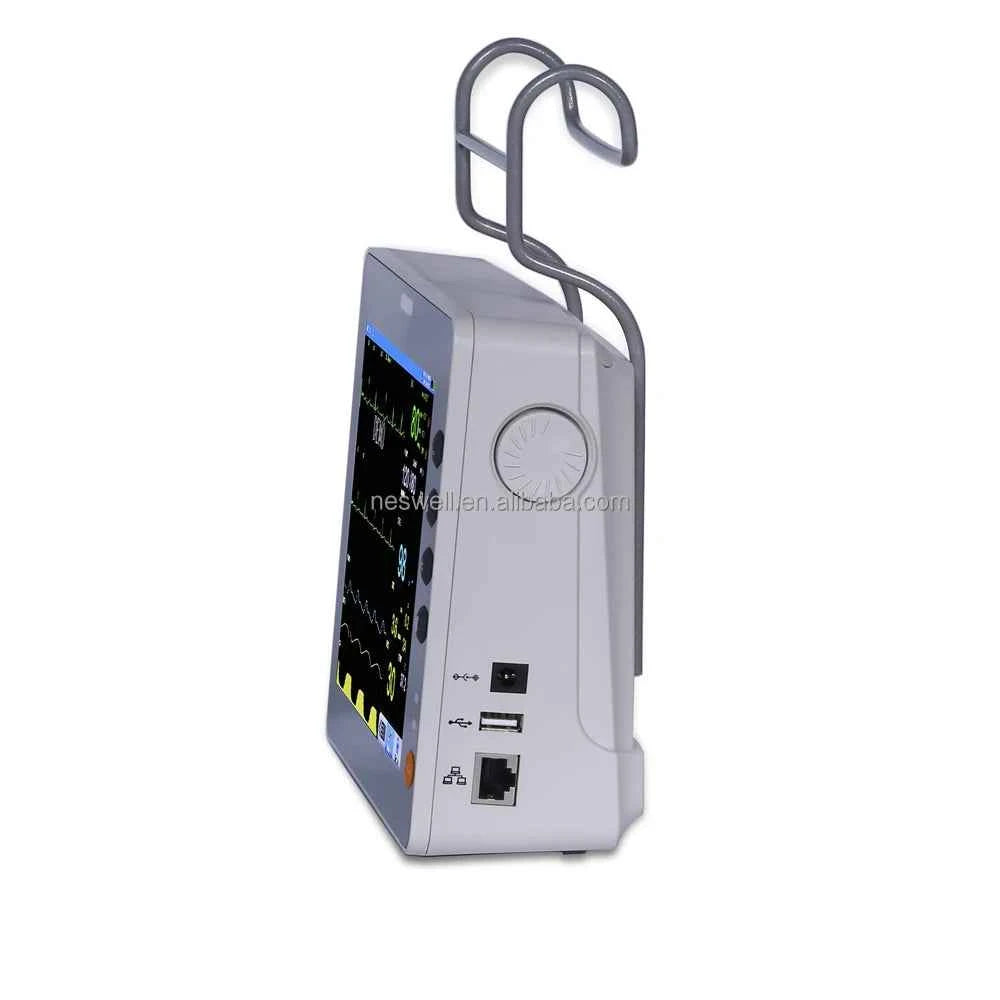 8-Inch LCD Pet Veterinary Patient Monitor Six Parameter PR ECG TEMP SPO2 NIBP HR RESP Animal Use Veterinary Monitoring Devices