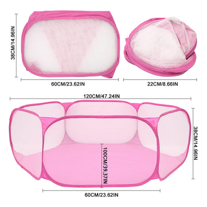 Portable Folding Pet Playpen Tent – Small Pets & Puppies