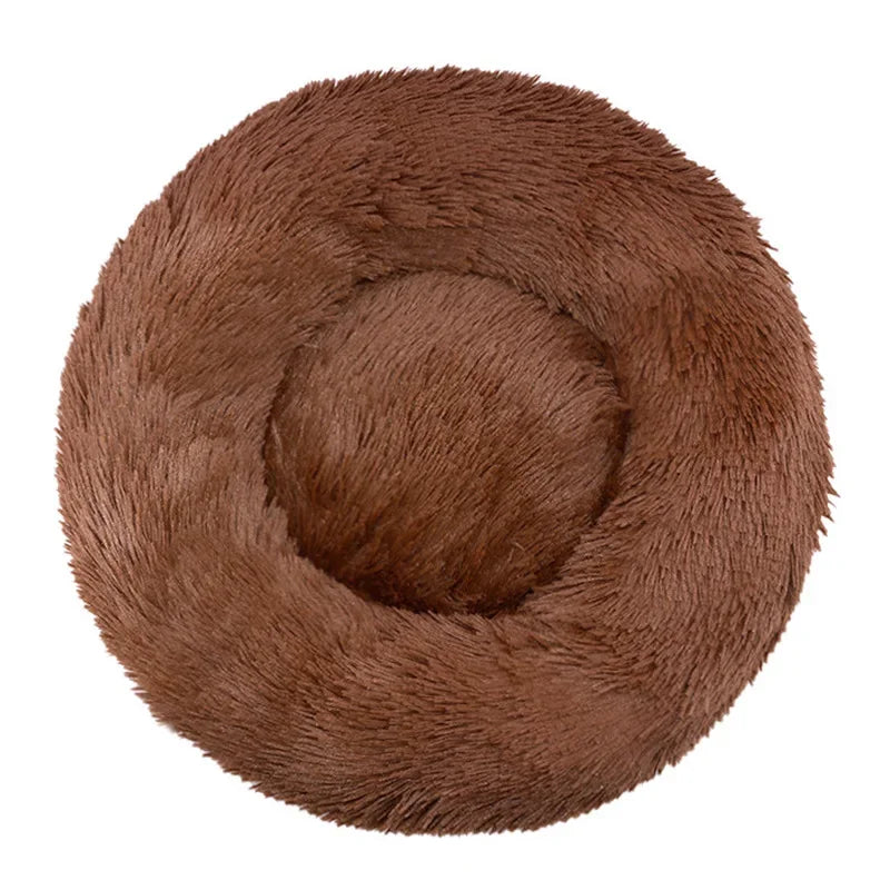 Soft Plush Pet Bed – Cozy Washable Bed for Dogs & Cats