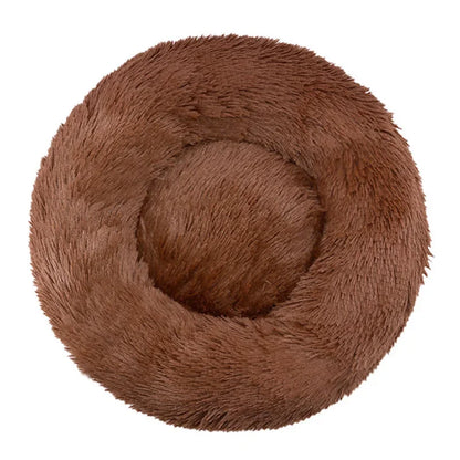 Soft Plush Pet Bed – Cozy Washable Bed for Dogs & Cats