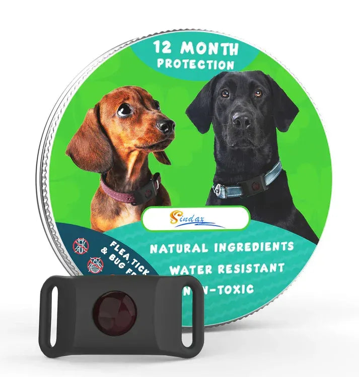 Natural Flea & Tick Repellent Pendant for Dogs & Cats – Essential Oil Pet Collar Tag