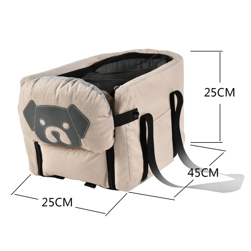 Outdoor Travel Dog Kennel Foldable Portable Pet Carrier Bag Detachable Washable Pet Car Seat Travel Supplies for Small MediumPet