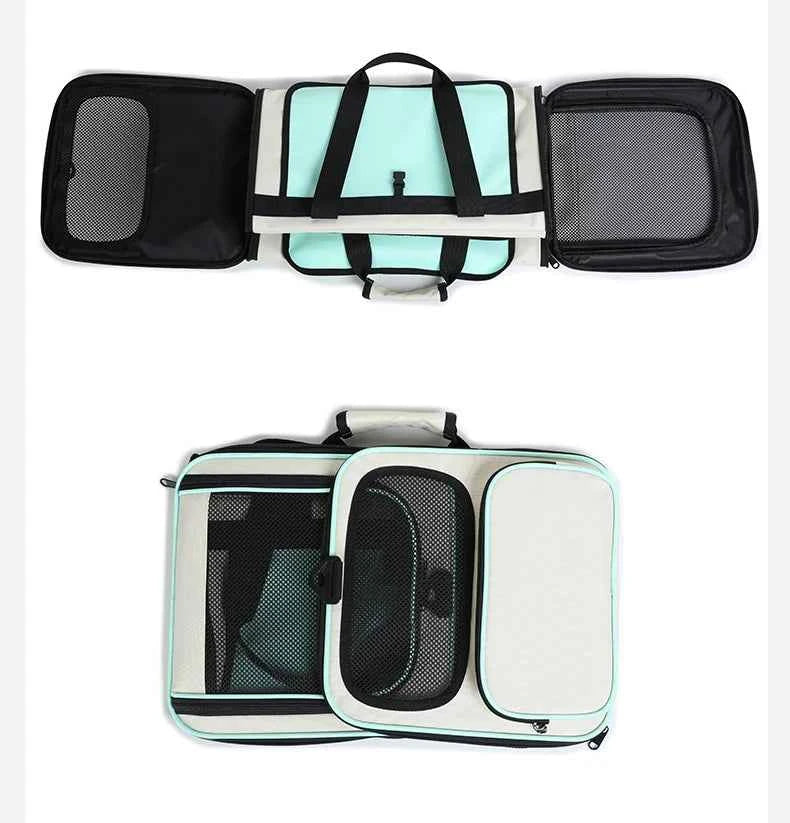 Pet Trolley Cat Bag Extra Large Portable Case Detachable Dog Trolley Case Large Foldable Pet Bag Cat Travel Carrier Bag