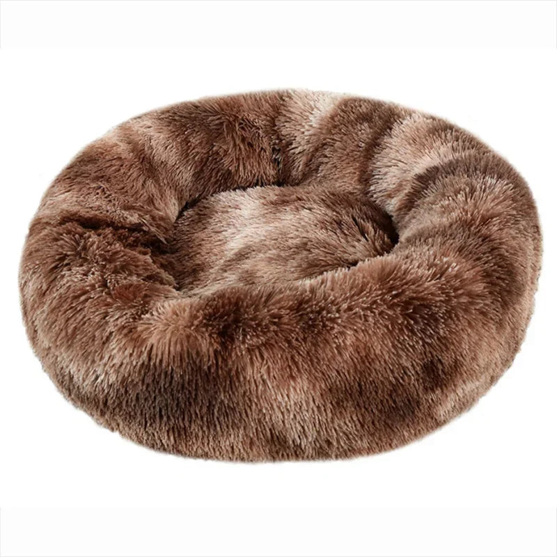Soft Plush Pet Bed – Cozy Washable Bed for Dogs & Cats