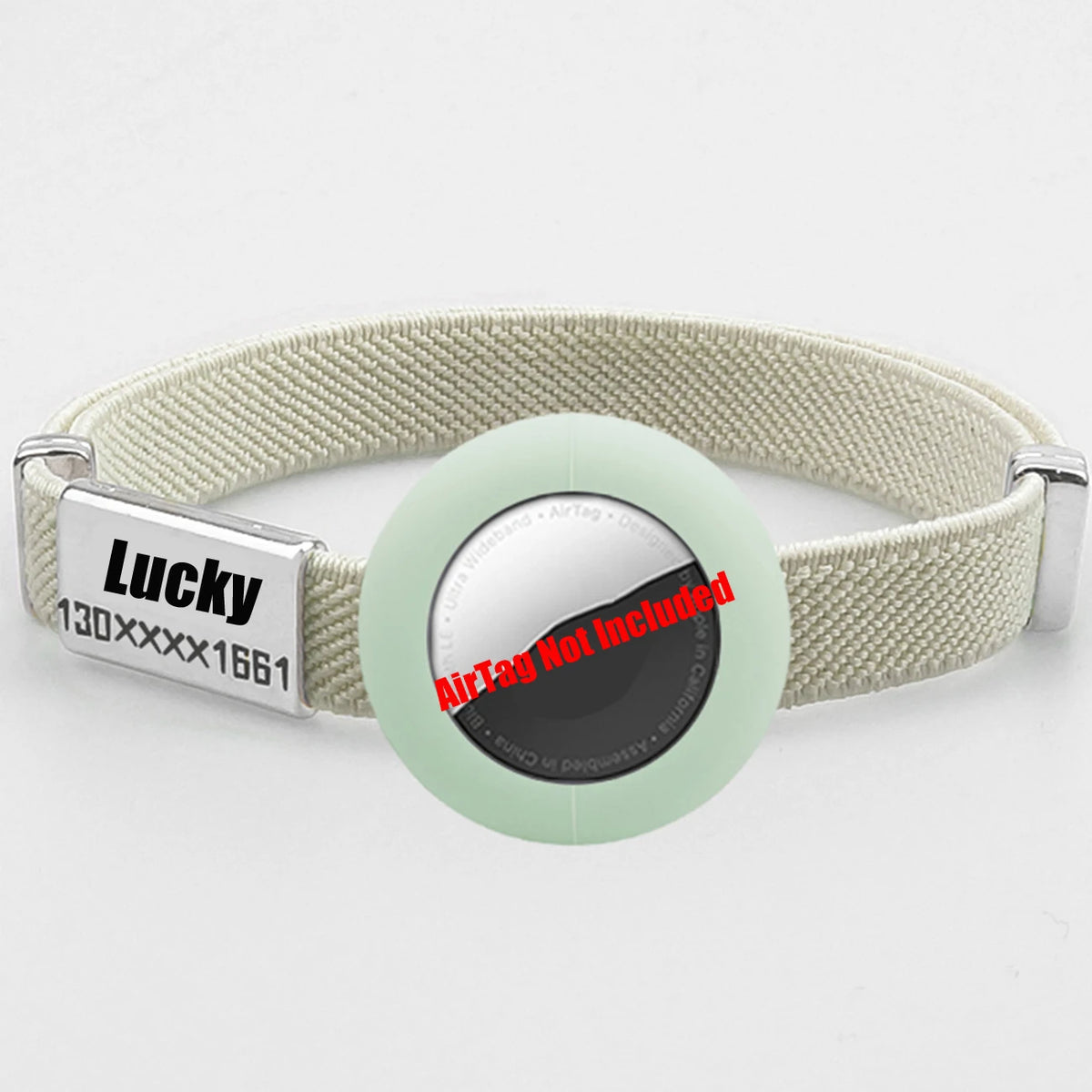 Fashion AirTag Cat Collar with Custom Name Tag & Holder