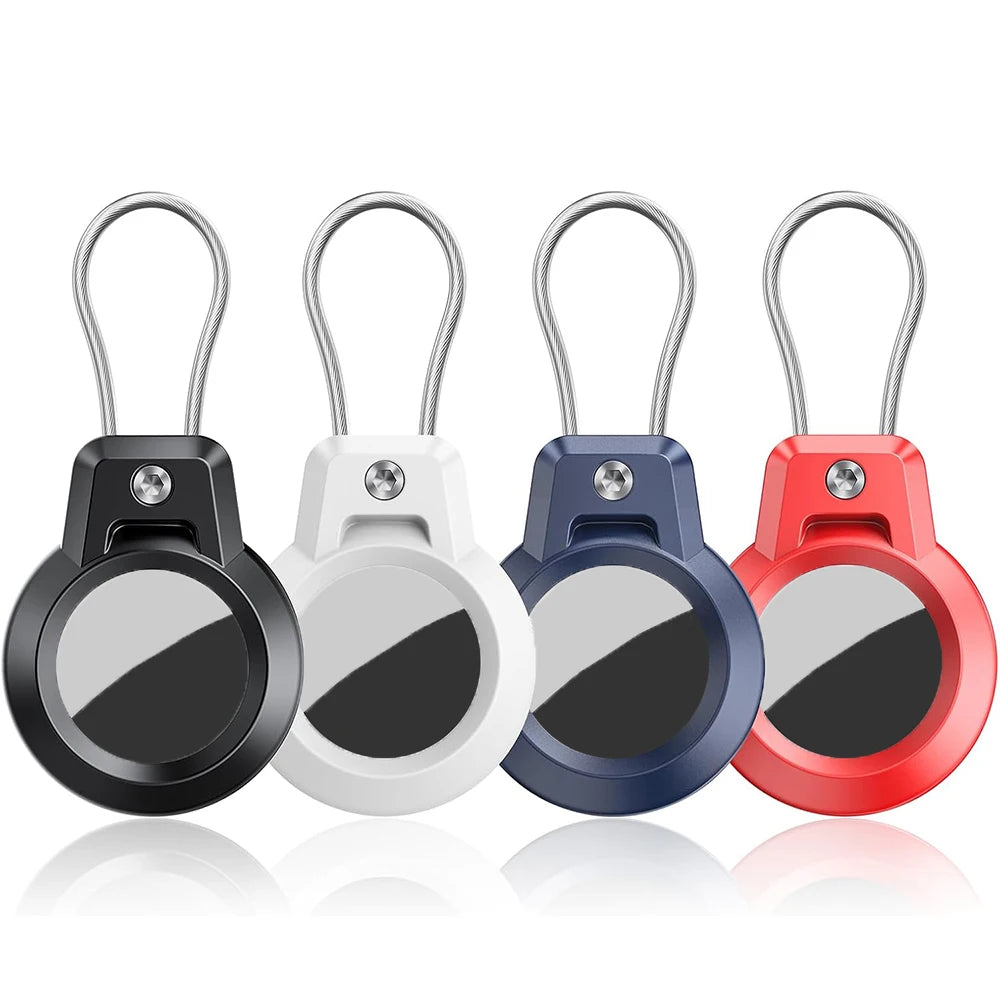 GITFOS AirTag Holder with Keychain for Luggage, Pets & Keys