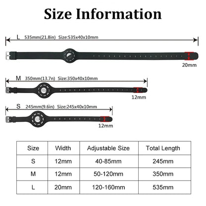 Adjustable Silicone AirTag Cat Collar for Apple AirTag