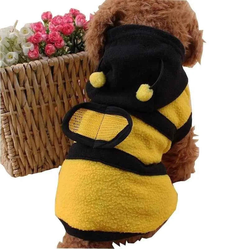Bee Fleece Dog & Cat Hoodie Costume