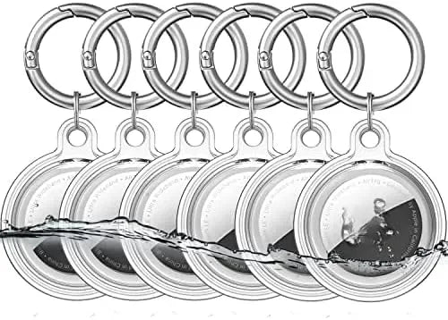 8/4/2 Pack AirTag Keychain Case – Waterproof Dog & Cat Holder