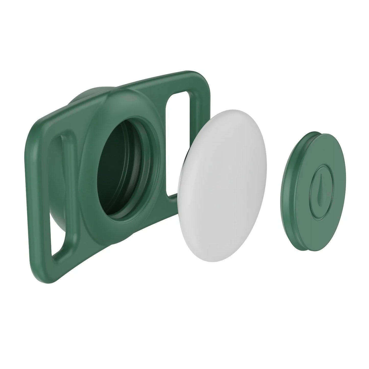 Airtag Dog Collar Holder, [1 Pack] Airtag Holder, Silicone Full Body Covered Protective Air Tag for Pet - Fits All Width