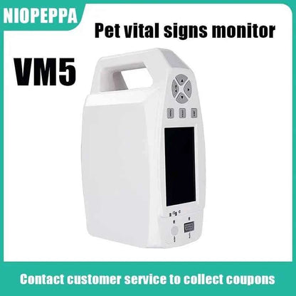 Multi-Function Pet Vital Signs Monitor, Veterinary Sphygmomanometer for Blood Pressure, SpO2, Pulse & ETCO2 Testing
