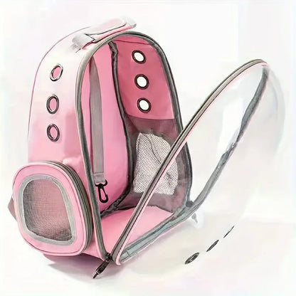 Cat Outing Bag Pet Extra Large Space Carrying Bag Cabin Aviation Box Cat Backpack Bag Side Opening