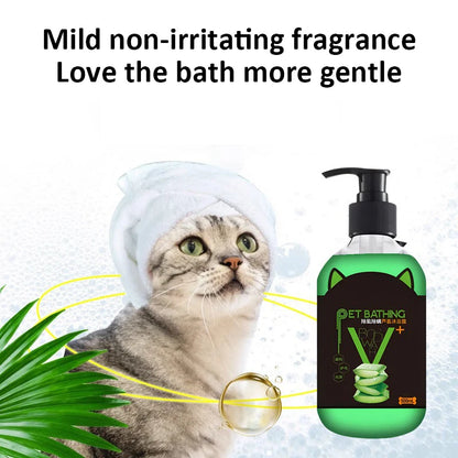 1pc Pet Shower Gel Beauty Hair Care Cleaning Deodorizing Cat Dog Shampoo De Mite Anti Itch Long Lasting Fragrance Pet Supplies