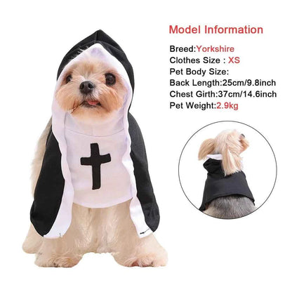 Halloween Nun Costume for Dogs & Cats