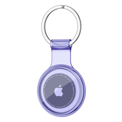 Waterproof TPU AirTag Case with Keychain for Pet Collars & Keys