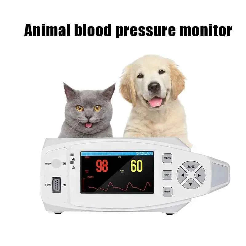 Multi-Function Pet Vital Signs Monitor, Veterinary Sphygmomanometer for Blood Pressure, SpO2, Pulse & ETCO2 Testing