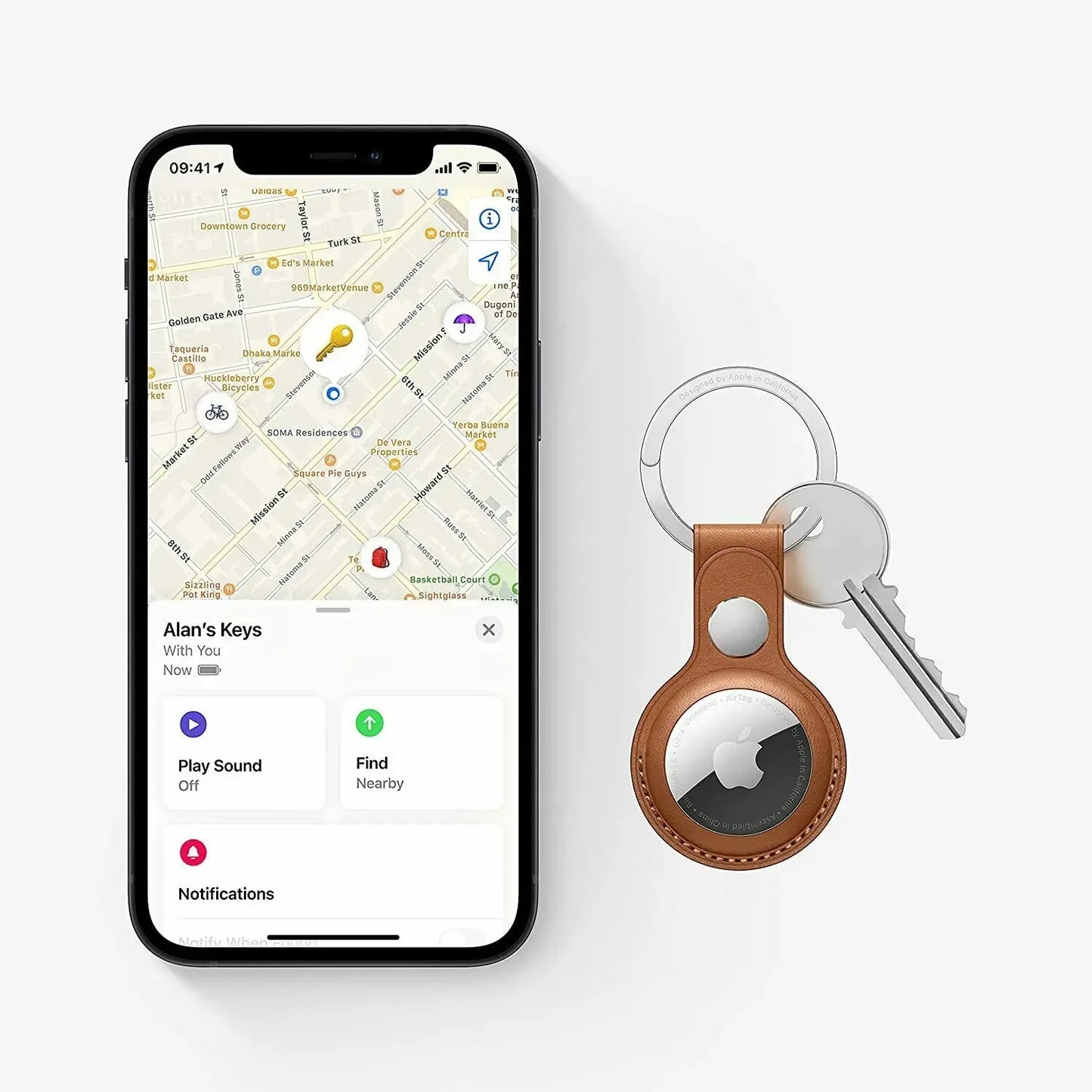 Apple AirTag 1-Pack / 4-Pack – Genuine Bluetooth Item Tracker for Pets, Keys & Personal Belongings