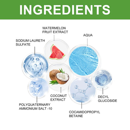 Watermelon Flavor Pet Shampoo and Care Two-in-one Dog and Cat Fragrance Shower Gel Pet Hair Care Cleaning Bath