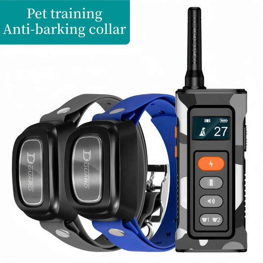 3300Ft Waterproof Remote Dog Training Collar with Shock & Vibration for 8–150lbs