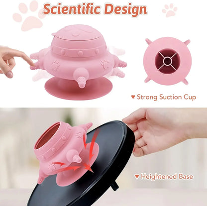 Newborn Puppy & Kitten Feeder – 4-Nipple Milk Feeding Bowl for Easy Nursing